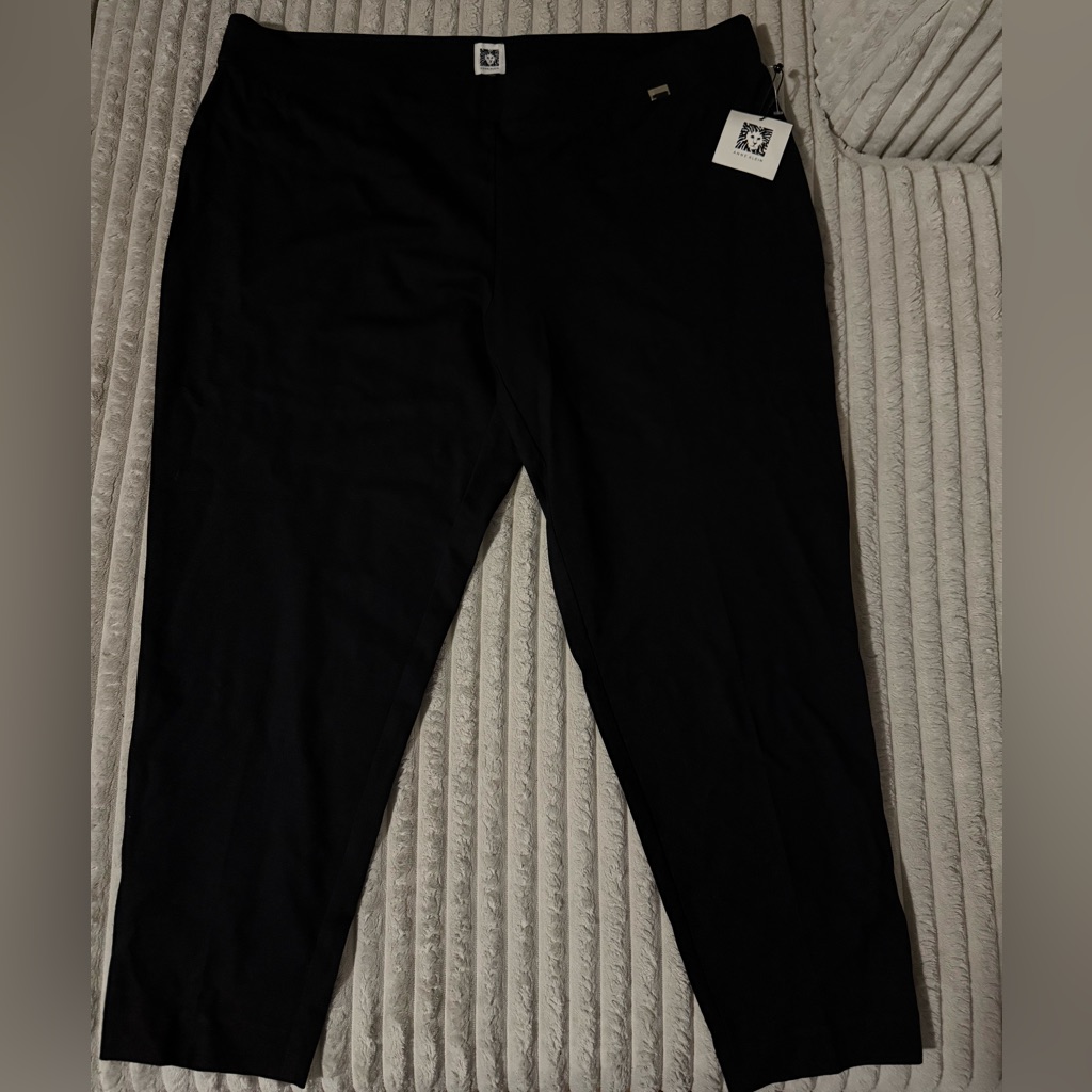 Anne Klein Classic Black Trousers